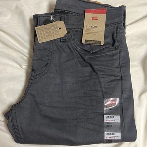 Levi’s 511 skinny jeans 28x30 NEW grey stretch slim